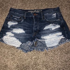 american eagle jean shorts